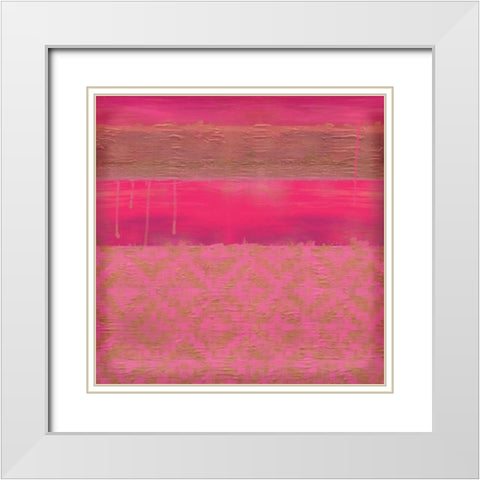 Golden Arrow I White Modern Wood Framed Art Print with Double Matting by Sta Teresa, Ashley