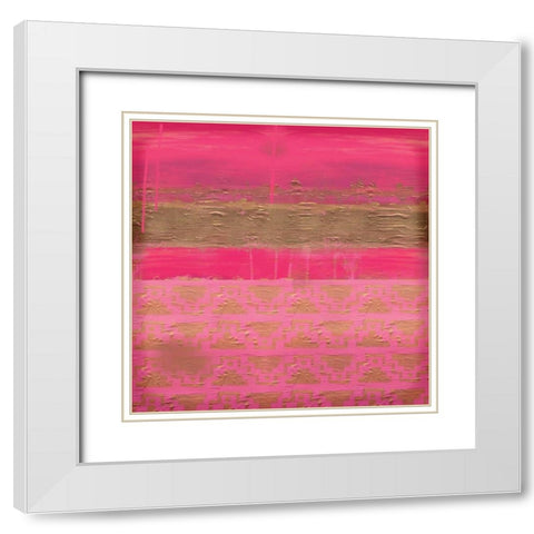 Golden Arrow II White Modern Wood Framed Art Print with Double Matting by Sta Teresa, Ashley