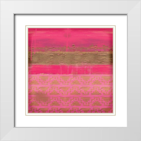 Golden Arrow II White Modern Wood Framed Art Print with Double Matting by Sta Teresa, Ashley