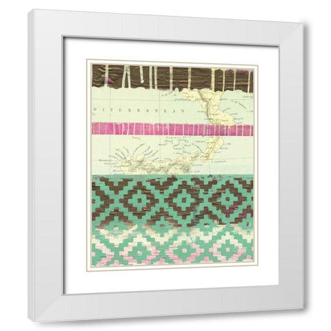 World Traveler III White Modern Wood Framed Art Print with Double Matting by Sta Teresa, Ashley