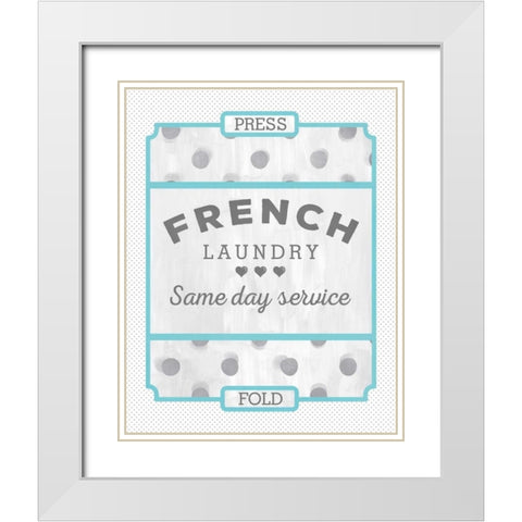 French Laundry II White Modern Wood Framed Art Print with Double Matting by Sta Teresa, Ashley