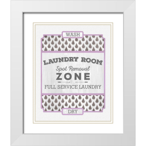 Laundry Room II White Modern Wood Framed Art Print with Double Matting by Sta Teresa, Ashley