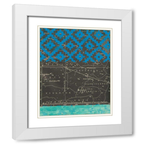 Star Collector II White Modern Wood Framed Art Print with Double Matting by Sta Teresa, Ashley