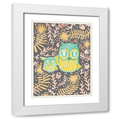 Owlette White Modern Wood Framed Art Print with Double Matting by Sta Teresa, Ashley