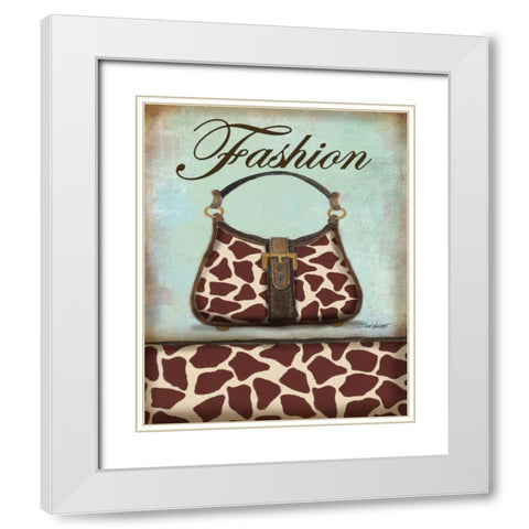 Exotic Purse I White Modern Wood Framed Art Print with Double Matting by Williams, Todd