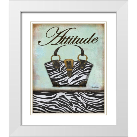 Exotic Purse III White Modern Wood Framed Art Print with Double Matting by Williams, Todd