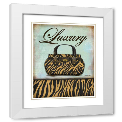 Exotic Purse IV White Modern Wood Framed Art Print with Double Matting by Williams, Todd