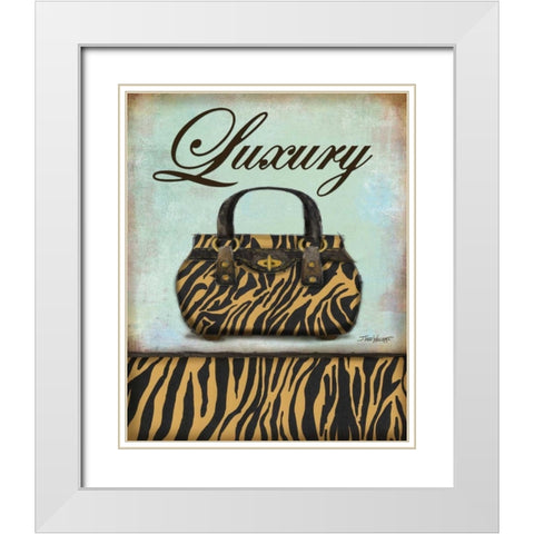 Exotic Purse IV White Modern Wood Framed Art Print with Double Matting by Williams, Todd