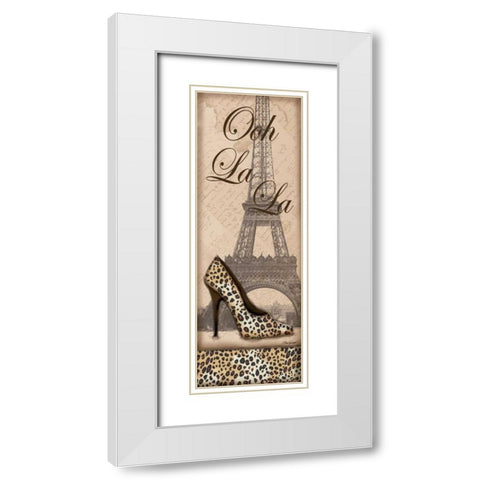 Travel in Style I White Modern Wood Framed Art Print with Double Matting by Williams, Todd