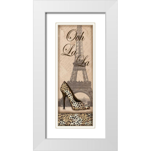 Travel in Style I White Modern Wood Framed Art Print with Double Matting by Williams, Todd