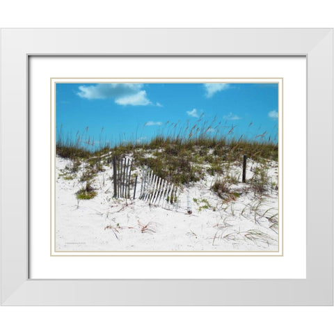 Sand Dunes II White Modern Wood Framed Art Print with Double Matting by Williams, Todd
