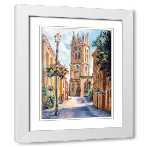 Cathedral White Modern Wood Framed Art Print with Double Matting by Williams, Todd