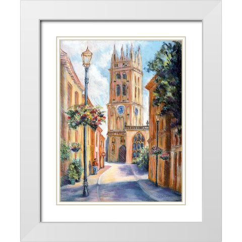 Cathedral White Modern Wood Framed Art Print with Double Matting by Williams, Todd