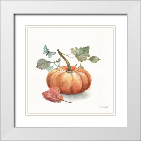 Autumn in Nature 04 on White White Modern Wood Framed Art Print with Double Matting by Audit, Lisa