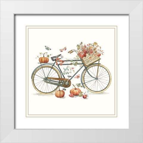 Autumn in Nature XXI White Modern Wood Framed Art Print with Double Matting by Audit, Lisa