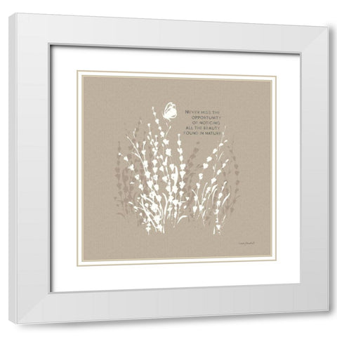 Au Naturel VIII on Beige White Modern Wood Framed Art Print with Double Matting by Audit, Lisa