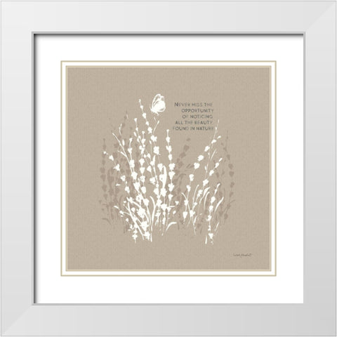Au Naturel VIII on Beige White Modern Wood Framed Art Print with Double Matting by Audit, Lisa