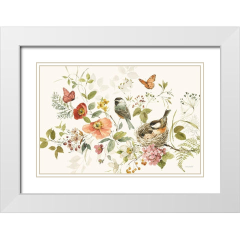 Blessed by Nature II White Modern Wood Framed Art Print with Double Matting by Audit, Lisa