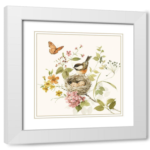 Blessed by Nature III White Modern Wood Framed Art Print with Double Matting by Audit, Lisa