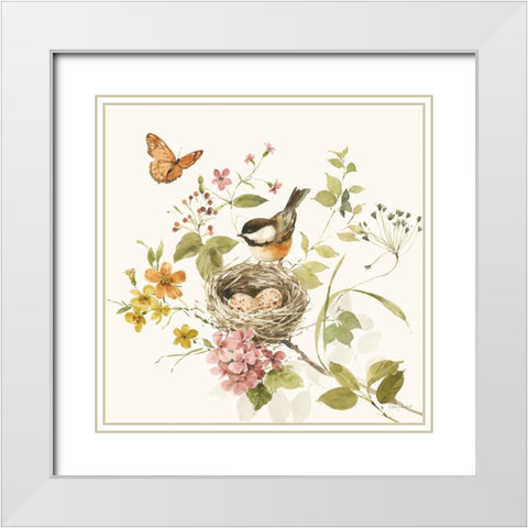 Blessed by Nature III White Modern Wood Framed Art Print with Double Matting by Audit, Lisa