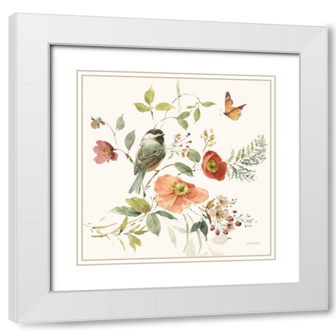 Blessed by Nature IV White Modern Wood Framed Art Print with Double Matting by Audit, Lisa