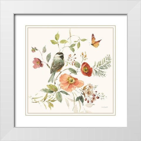 Blessed by Nature IV White Modern Wood Framed Art Print with Double Matting by Audit, Lisa