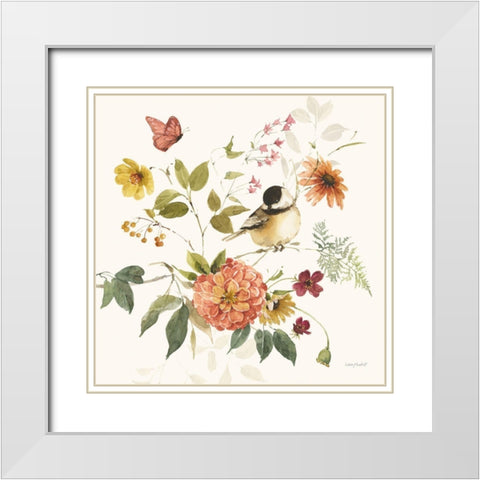 Blessed by Nature V White Modern Wood Framed Art Print with Double Matting by Audit, Lisa