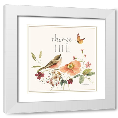 Blessed by Nature XVIII White Modern Wood Framed Art Print with Double Matting by Audit, Lisa