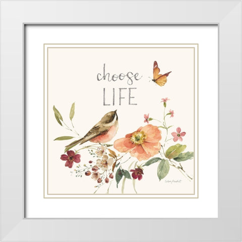 Blessed by Nature XVIII White Modern Wood Framed Art Print with Double Matting by Audit, Lisa