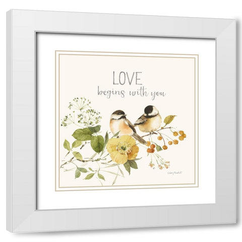 Blessed by Nature XIX White Modern Wood Framed Art Print with Double Matting by Audit, Lisa