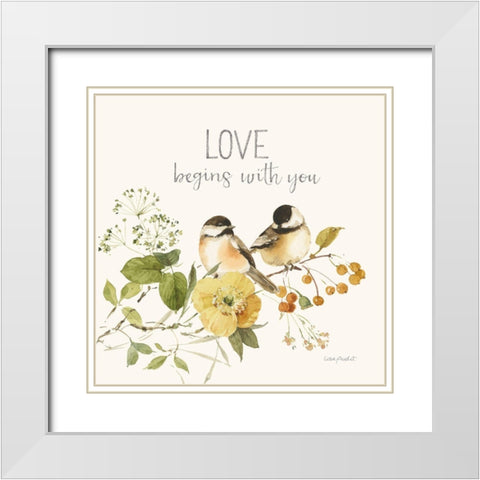 Blessed by Nature XIX White Modern Wood Framed Art Print with Double Matting by Audit, Lisa