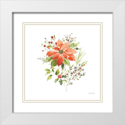 Christmas Forever V White Modern Wood Framed Art Print with Double Matting by Audit, Lisa