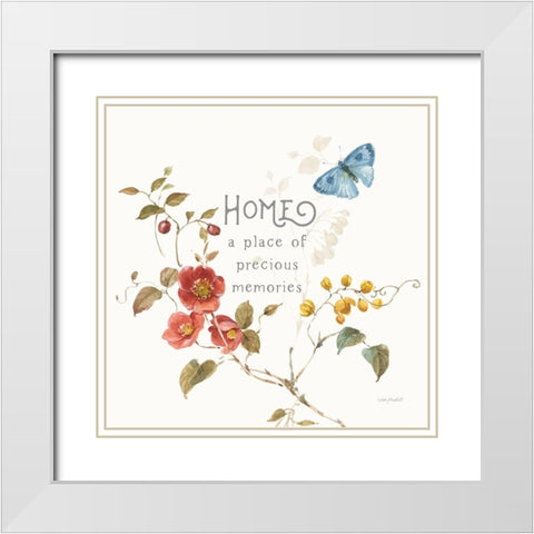 Countryside VIII White Modern Wood Framed Art Print with Double Matting by Audit, Lisa