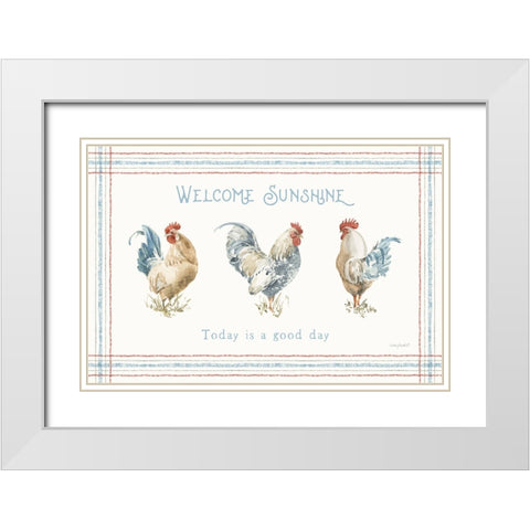 Countryside XV White Modern Wood Framed Art Print with Double Matting by Audit, Lisa