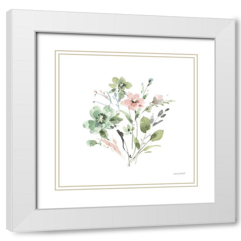 Inner Garden 02 White Modern Wood Framed Art Print with Double Matting by Audit, Lisa