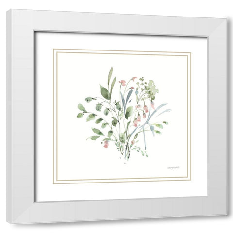 Inner Garden 04 White Modern Wood Framed Art Print with Double Matting by Audit, Lisa