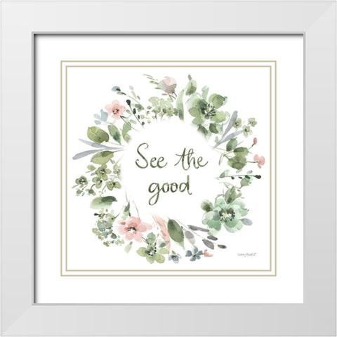 Inner Garden 11 White Modern Wood Framed Art Print with Double Matting by Audit, Lisa