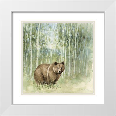 Natures Call VI White Modern Wood Framed Art Print with Double Matting by Audit, Lisa