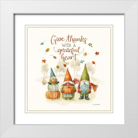 Pumpkin Patch VIII White Modern Wood Framed Art Print with Double Matting by Audit, Lisa