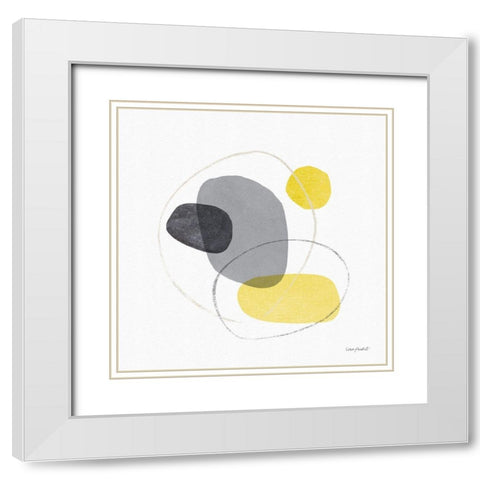 Radiance 02 White Modern Wood Framed Art Print with Double Matting by Audit, Lisa