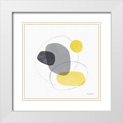 Radiance 02 White Modern Wood Framed Art Print with Double Matting by Audit, Lisa