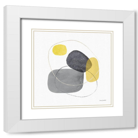 Radiance 03 White Modern Wood Framed Art Print with Double Matting by Audit, Lisa
