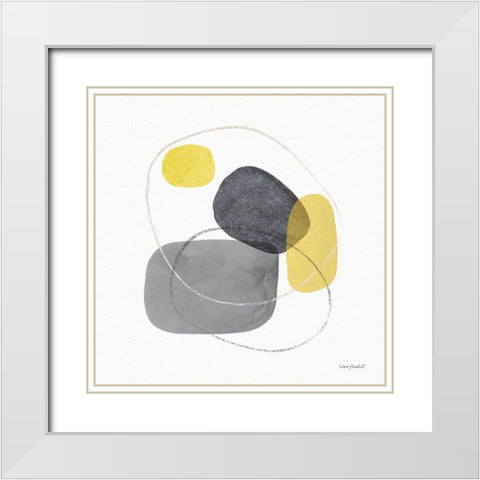 Radiance 03 White Modern Wood Framed Art Print with Double Matting by Audit, Lisa