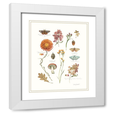 Seasons Study V White Modern Wood Framed Art Print with Double Matting by Audit, Lisa