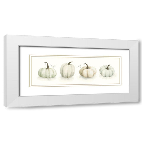 Seasons Study X White Modern Wood Framed Art Print with Double Matting by Audit, Lisa