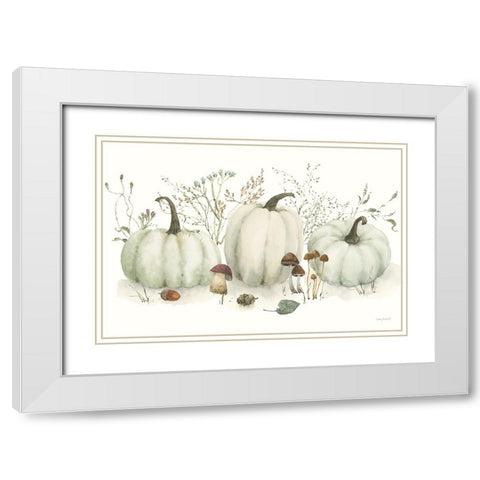 Seasons Study XI White Modern Wood Framed Art Print with Double Matting by Audit, Lisa