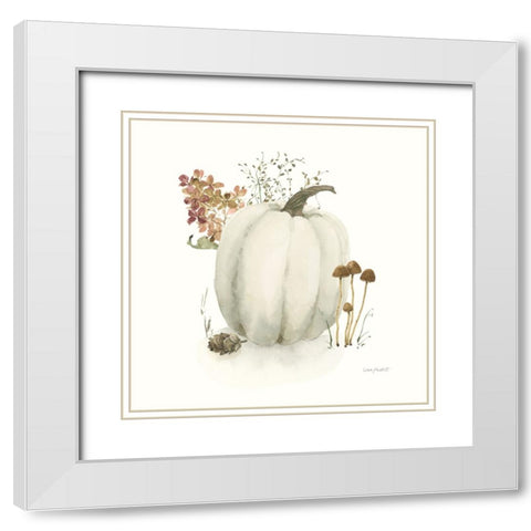Seasons Study XV White Modern Wood Framed Art Print with Double Matting by Audit, Lisa