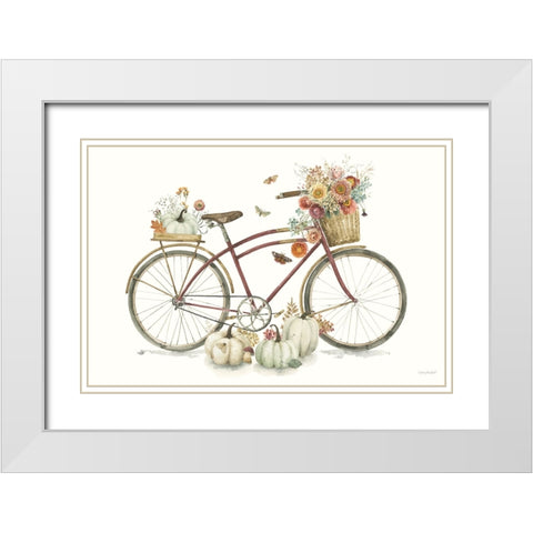 Seasons Study XXXIII White Modern Wood Framed Art Print with Double Matting by Audit, Lisa