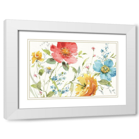 Shine Bright I White Modern Wood Framed Art Print with Double Matting by Audit, Lisa