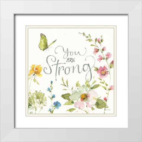 Shine Bright XII White Modern Wood Framed Art Print with Double Matting by Audit, Lisa